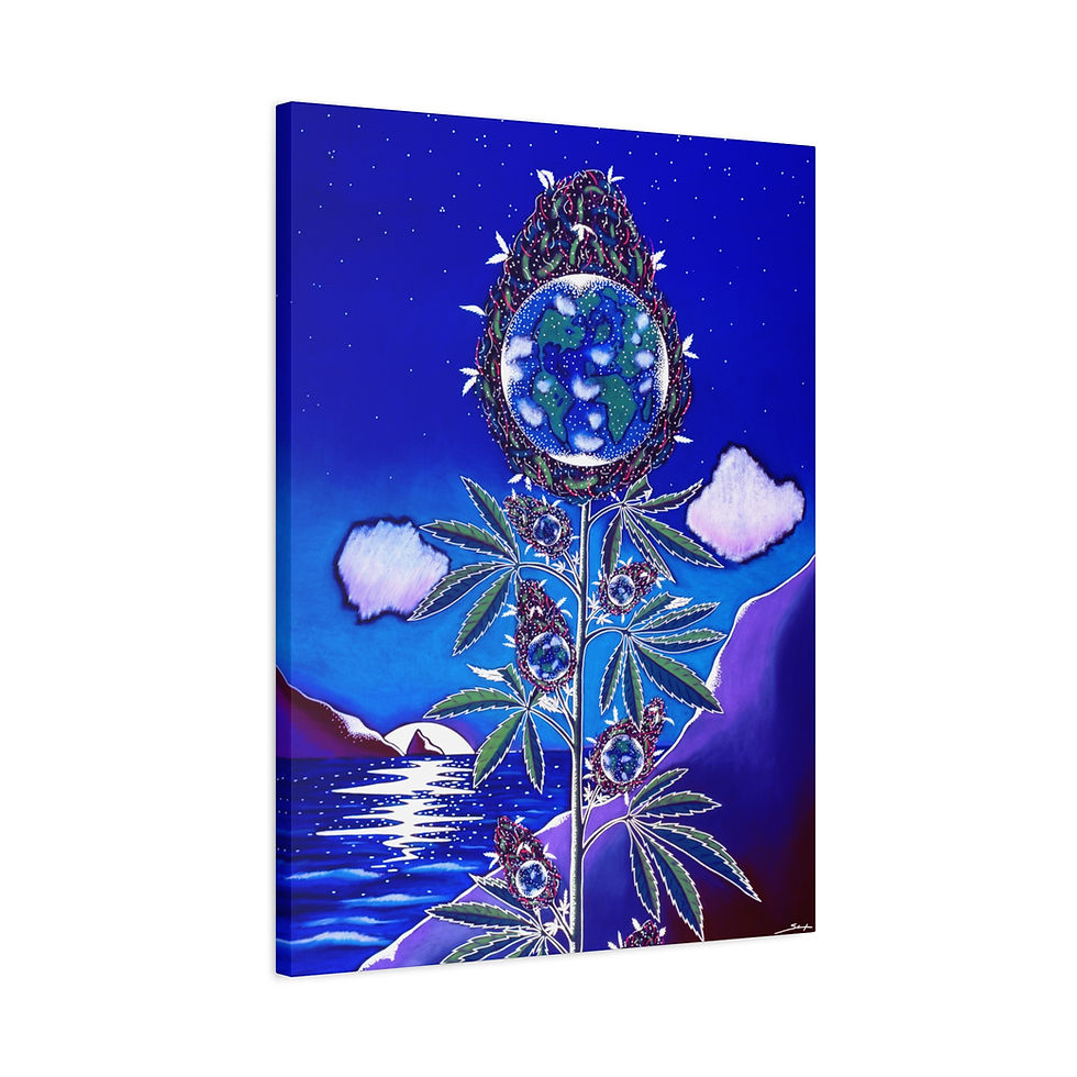 Thumbnail: Earthbud Canvas Print