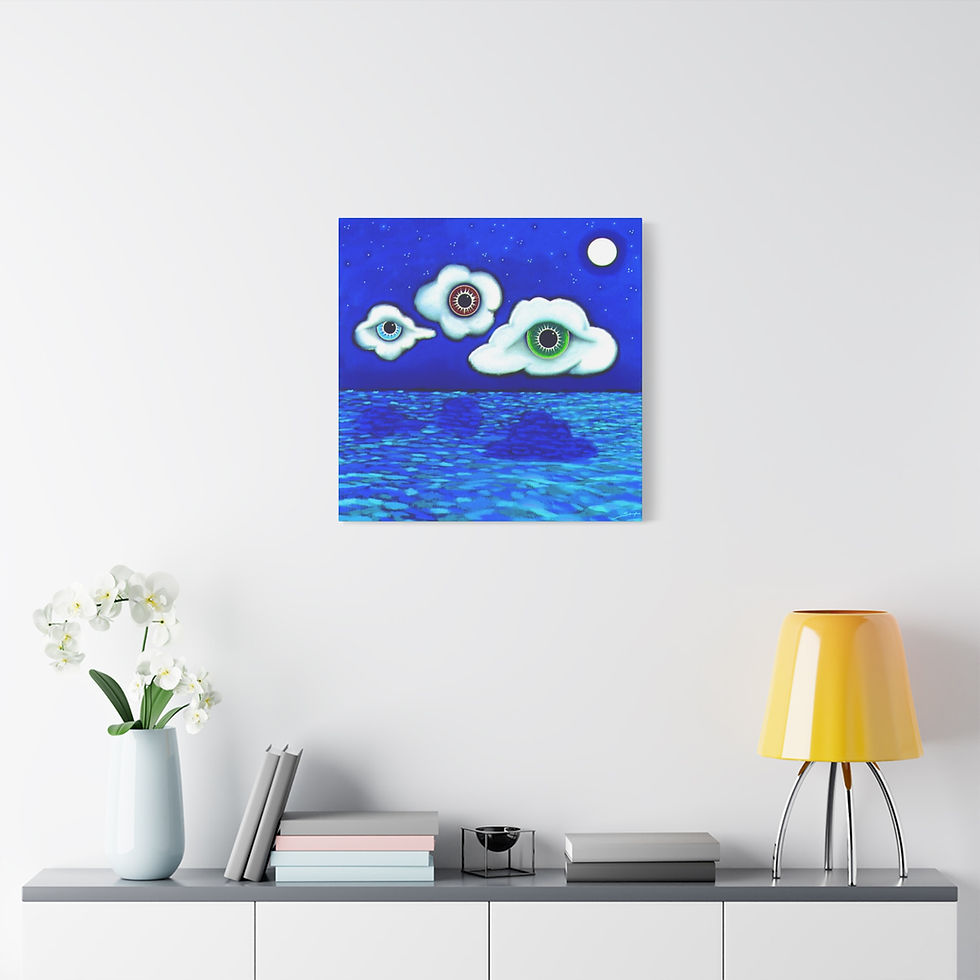Thumbnail: Third Eye Sea Canvas Print
