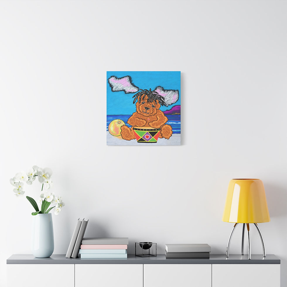 Thumbnail: Dreaddy Bear Canvas Print