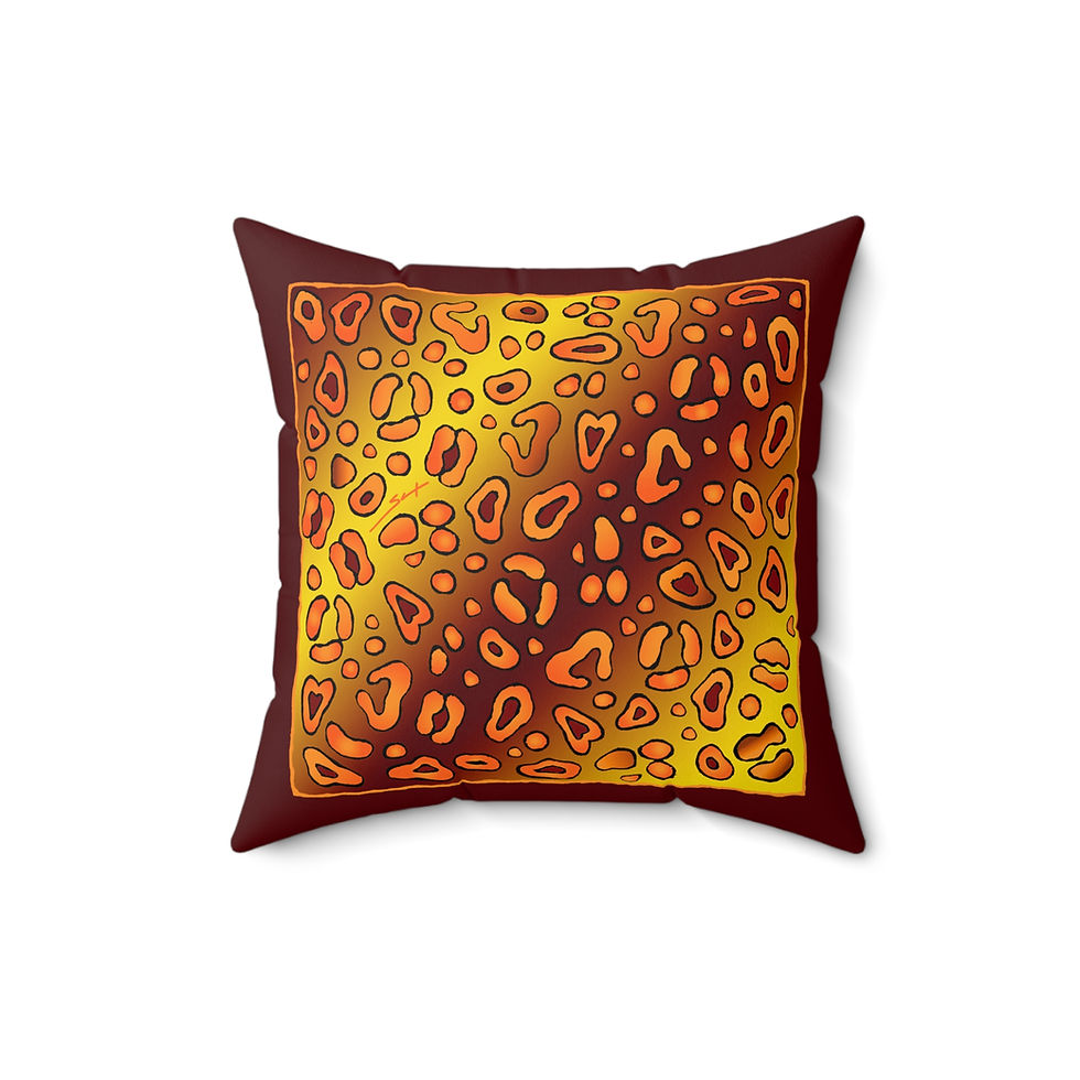 Thumbnail: Leopard Love Square Pillow