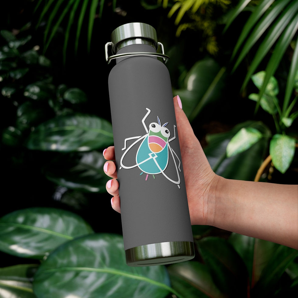 Thumbnail: iFly Copper Vacuum Insulated Bottle, 22oz
