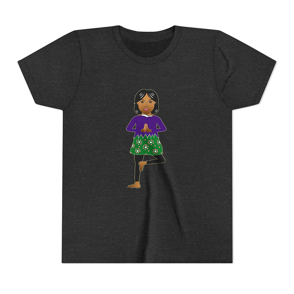 Thumbnail: Joy - Tree Pose Youth Short Sleeve Tee