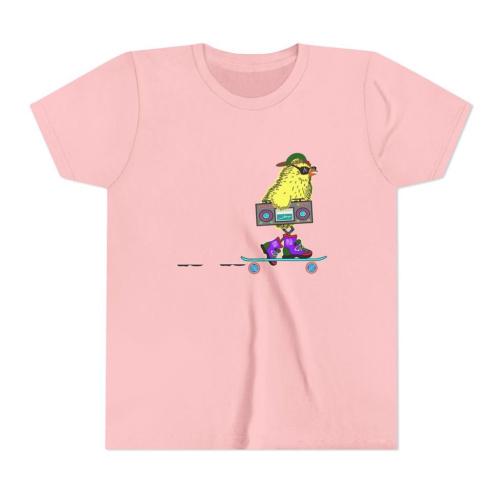 Thumbnail: Sneaky Chicken Boombox Youth Short Sleeve Tee