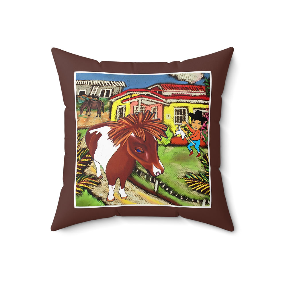 Thumbnail: Today, I am a Horse Book Pillow