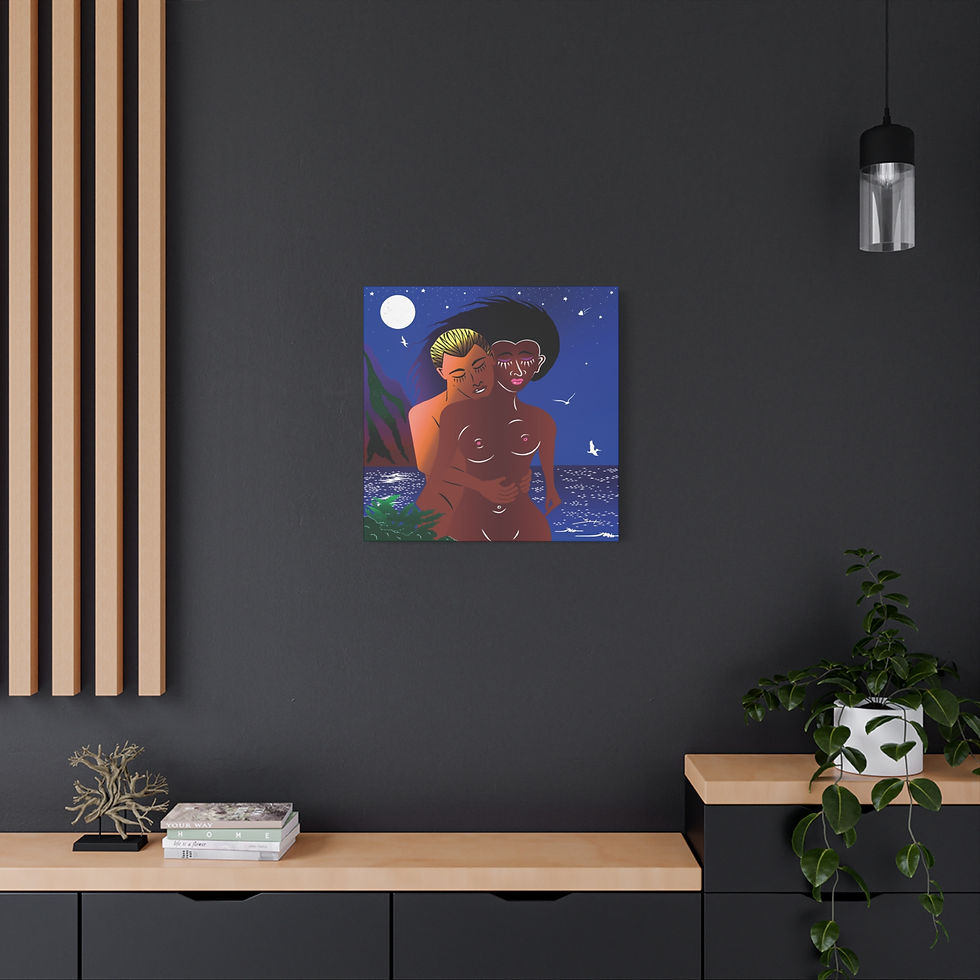 Thumbnail: Lovers Canvas Print