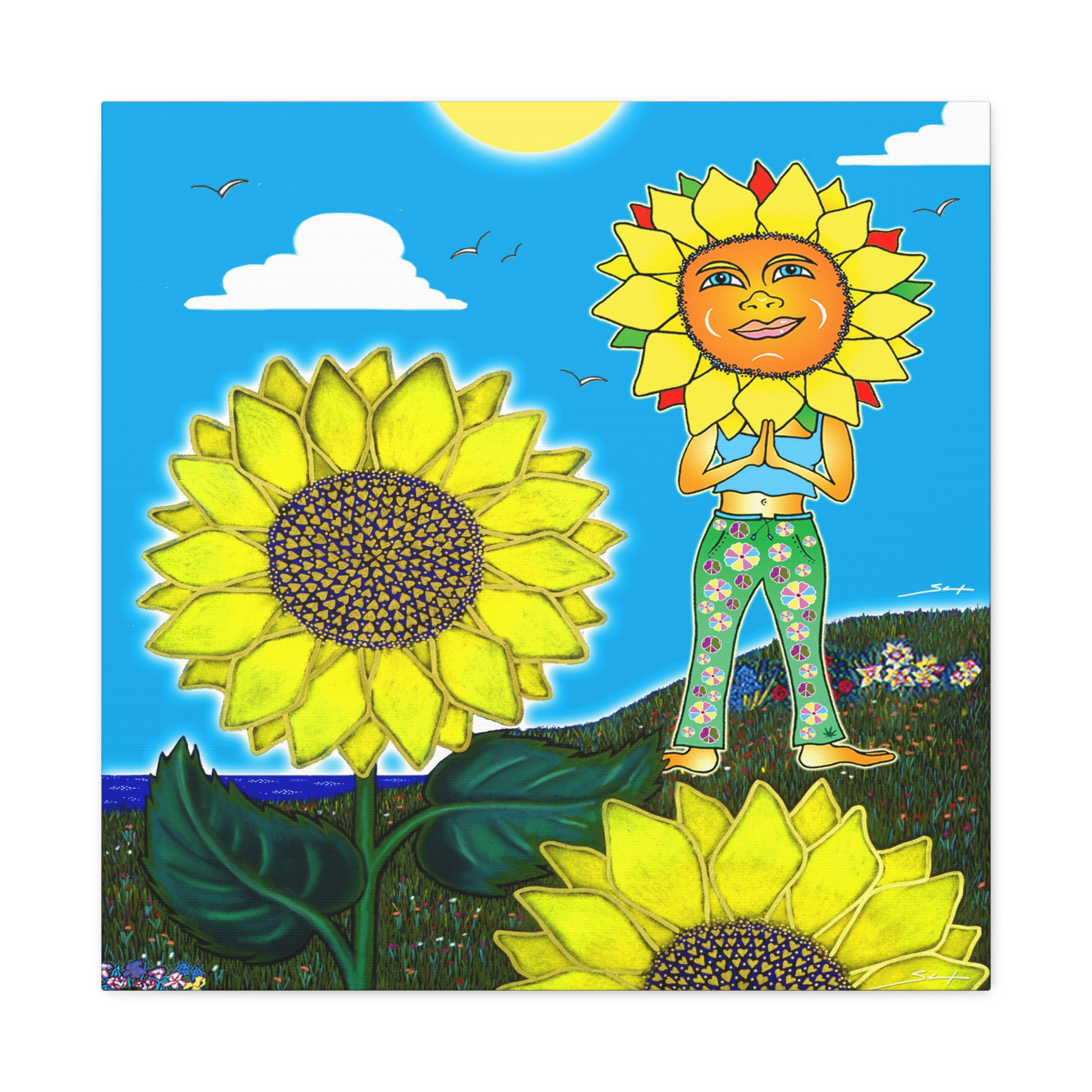 Today, I am a Flower Canvas Print