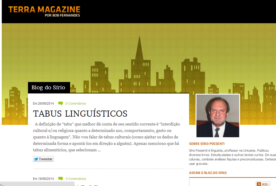 Blog de Sírio Possenti