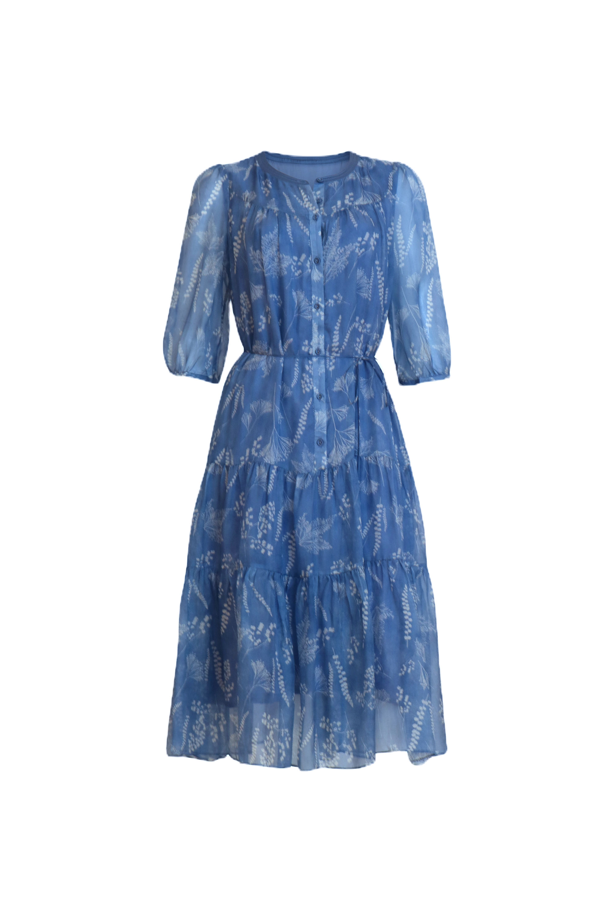 JF Silk Cornflower Blue Dress