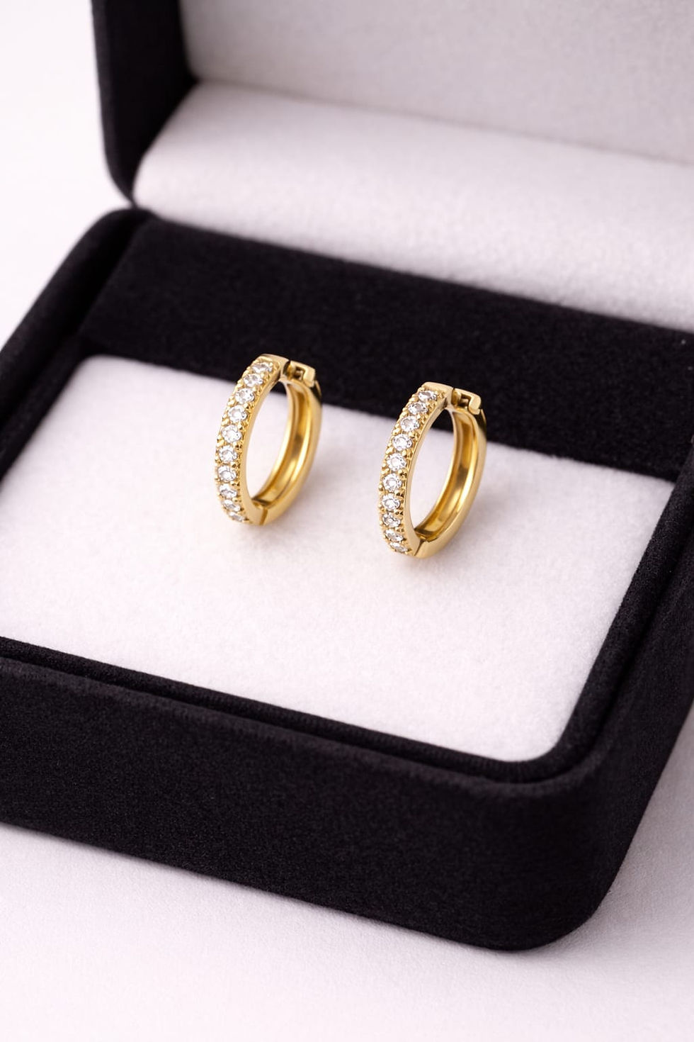 Miniatura: BRINCO ARGOLA CLIC, (Folheado a ouro e Prata).