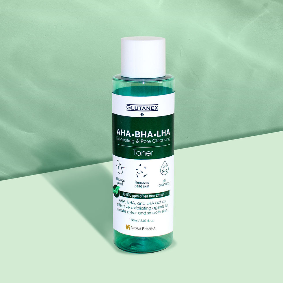 AHA BHA LHA Exfoliating & Pore CleansingToner | Nexus Pharma