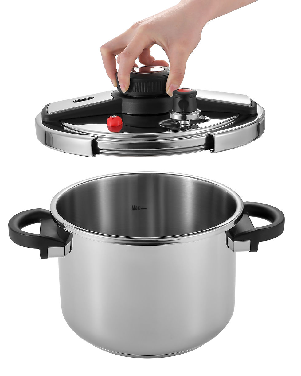 Thumbnail: 22cm/5.0L Stainless Steel Pressure Cooker