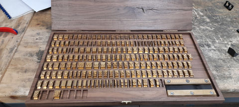 Label your leather goods with custom-made stamps.