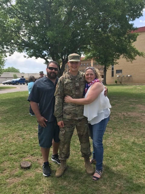 TumbleTX owner Erica Meitz family
