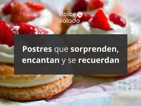 Mesa de postres innovadores con opciones saludables, mini postres y estación interactiva de dulces