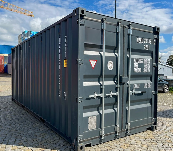 Conteneur de stockage de 6 mètres (20 pieds) avec deux portes