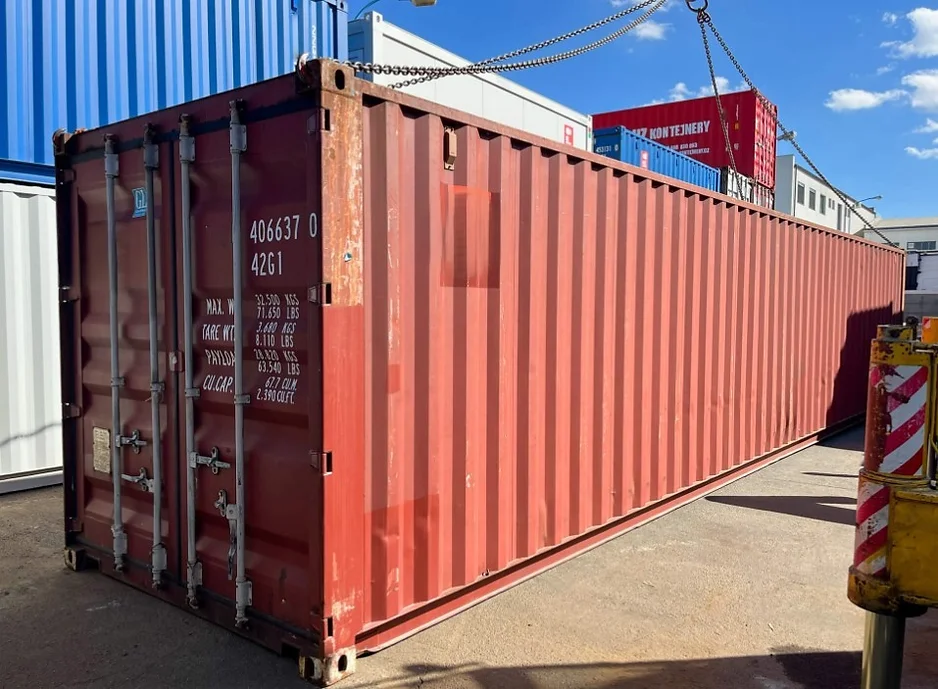 Conteneur maritime de 40 pieds d'occasion