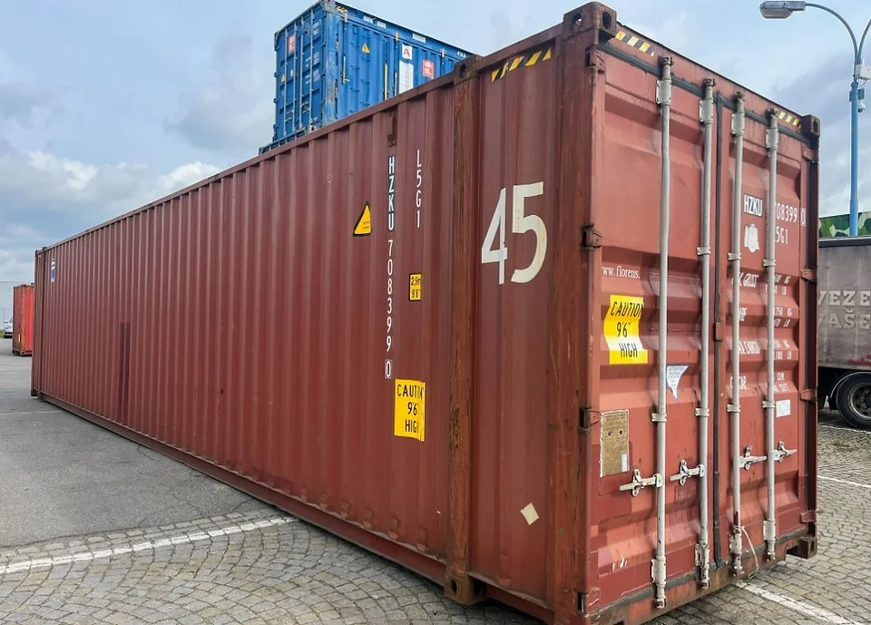 Conteneur maritime de 45 pieds High Cube "Cargo Worthy" (CW) d'occasion