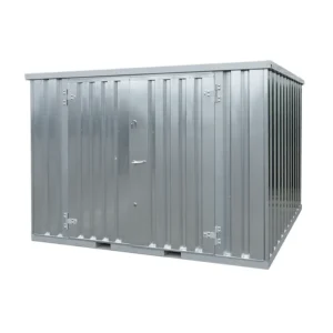 Conteneur de stockage 4 x 2 mètres – avec double porte grand coté