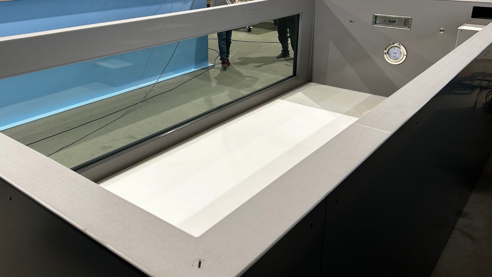 Piscine en polypropylène 6.5 mx 2.5 m avec fenêtre de piscine de 4 m Ansicht 5