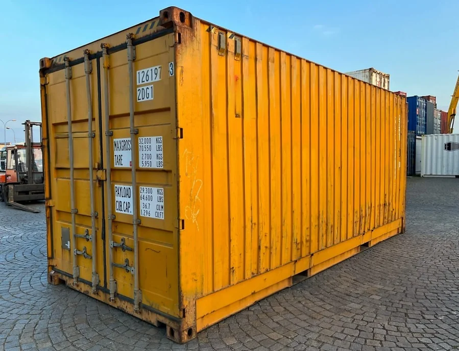Conteneur maritime de 20 pieds High Cube Pallet Wide (PW) d'occasion