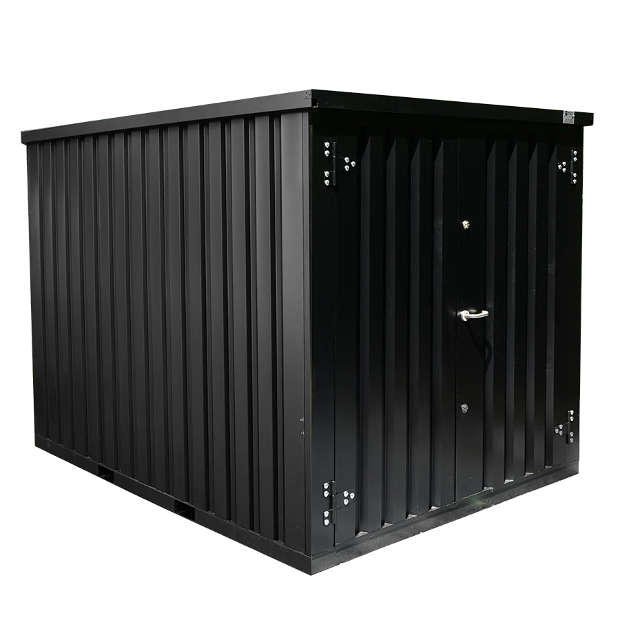 Conteneur de stockage 3 x 2 mètres – avec double porte petit coté