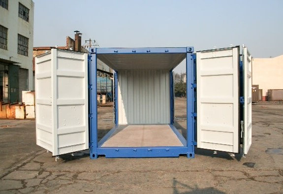 Conteneur maritime de 20 pieds avec double porte latérale