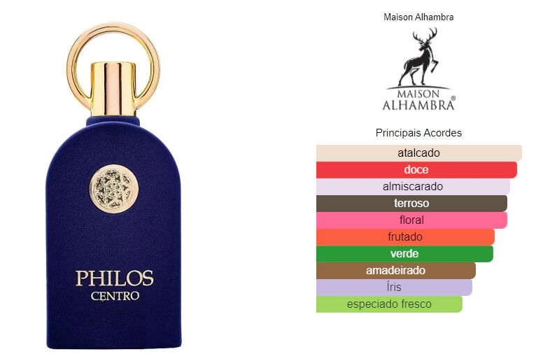 Miniatura: Perfume Árabe - Philos Centro Maison Alhambra (Ref. Olfativa Accento Xerjoff)