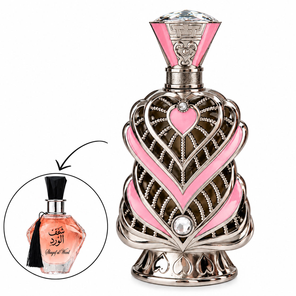 Oleo Perfume Concentrado Árabe - Shagaf Al Ward 12ml