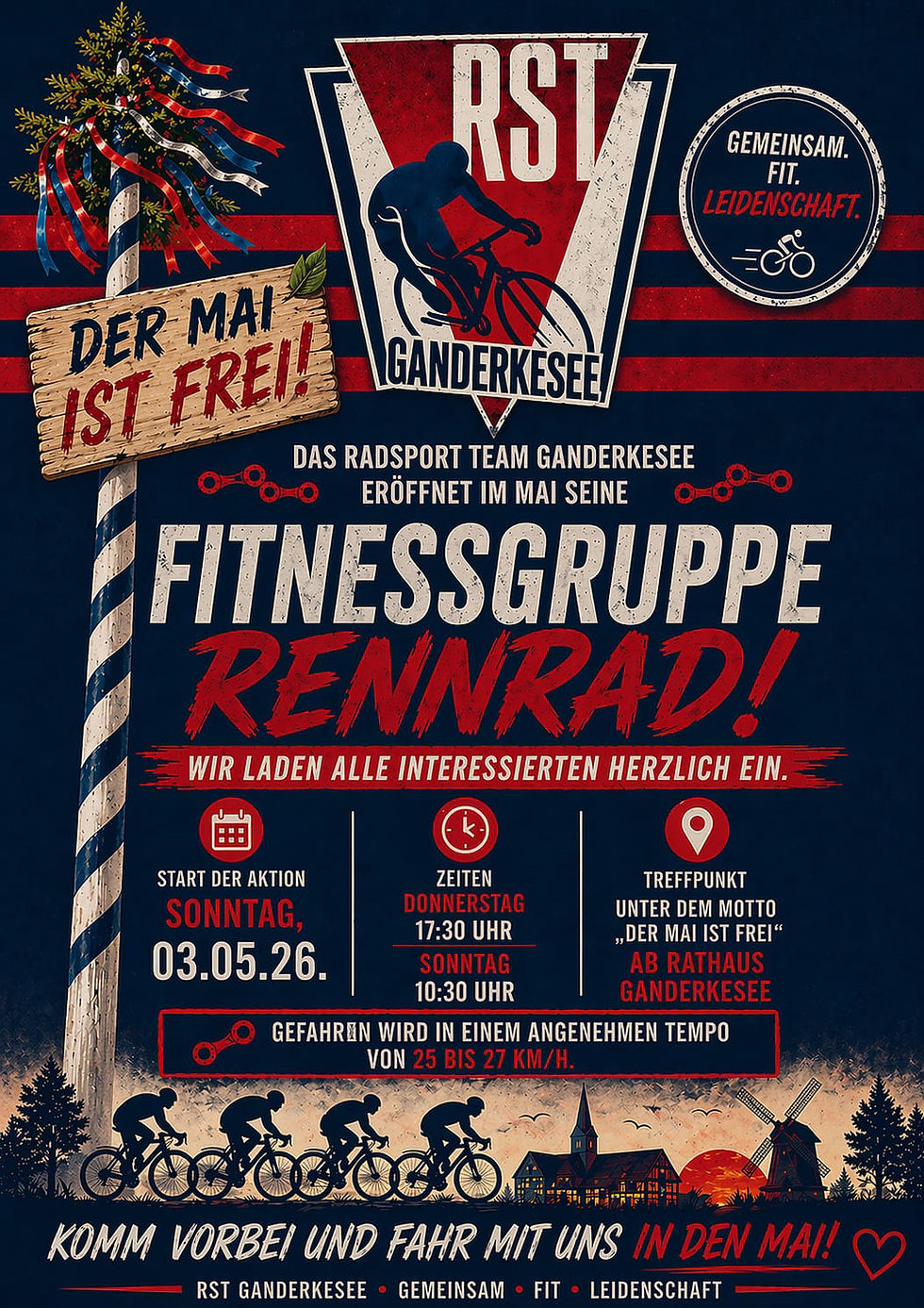 🚴♂️ Der Mai ist frei – und wir starten durch!
