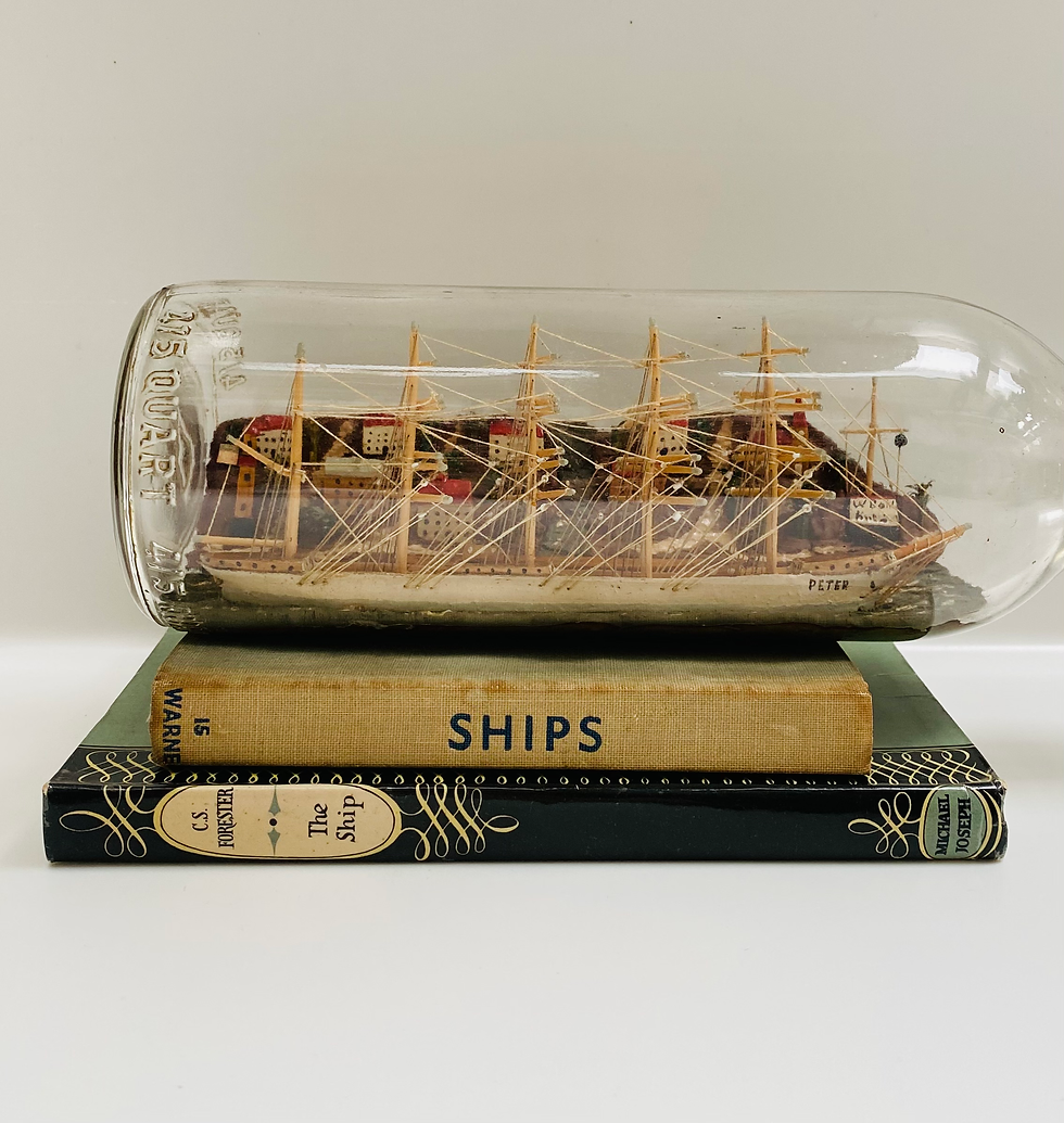 Thumbnail: Vintage ship-in-a-bottle (Peter)