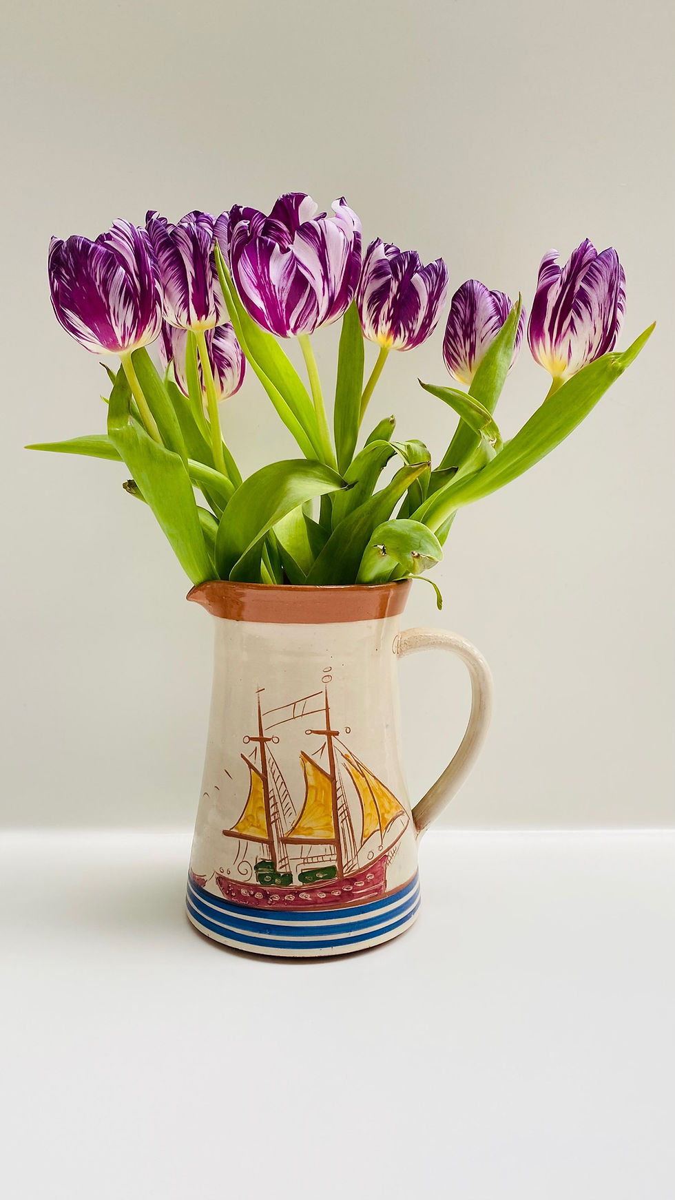 Thumbnail: Vintage Ship Vase