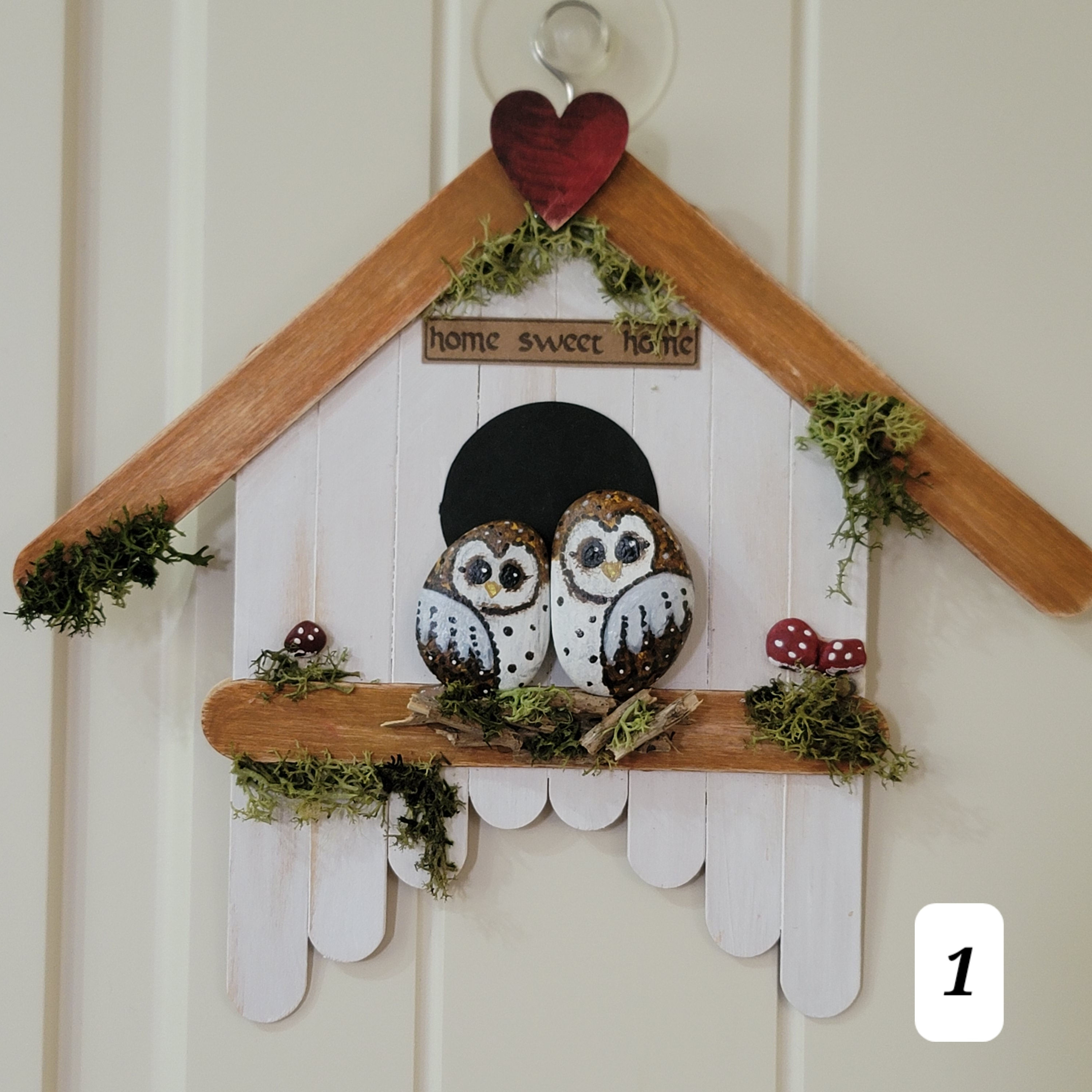 HOME SWEET HOME Owl Wall Plaques