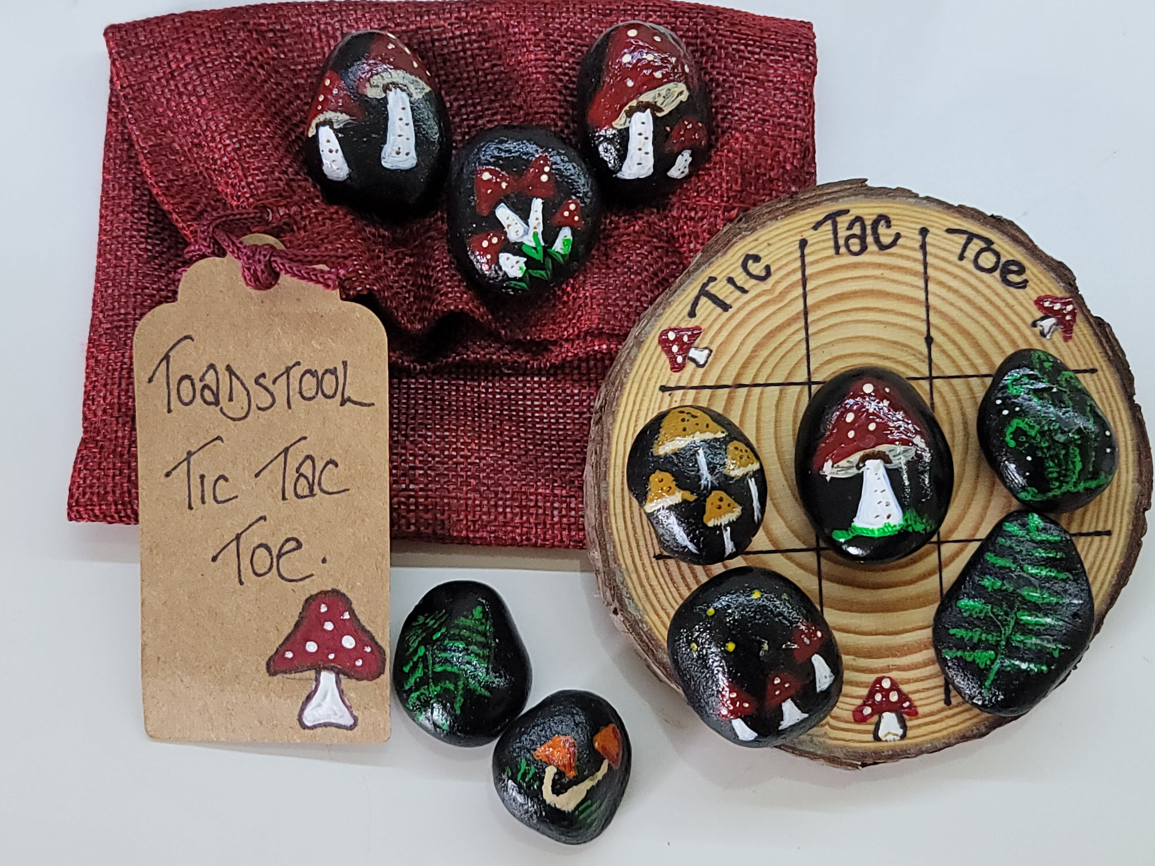 Toadstool TIC TAC TOE set