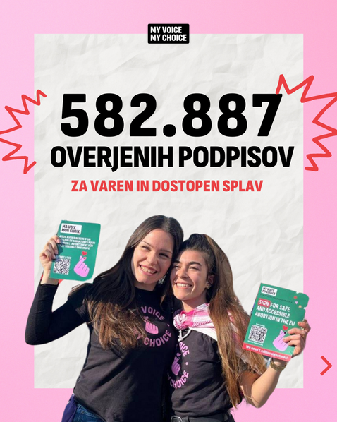 Na pol poti verifikacije podpisov za varen splav v Evropi