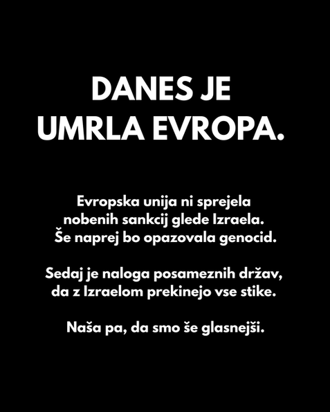 Evropska unija ni sprejela nikakršnih sankcij glede Izraela