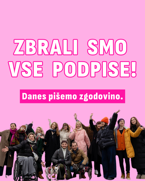 Zbiranje podpisov zaključeno!