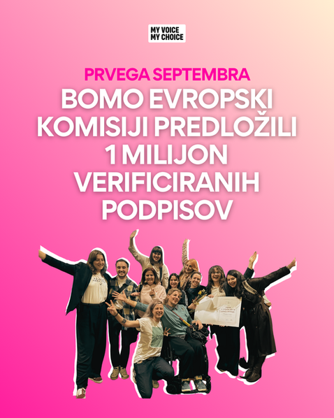 Prvega septembra bomo predali verificirane podpise!