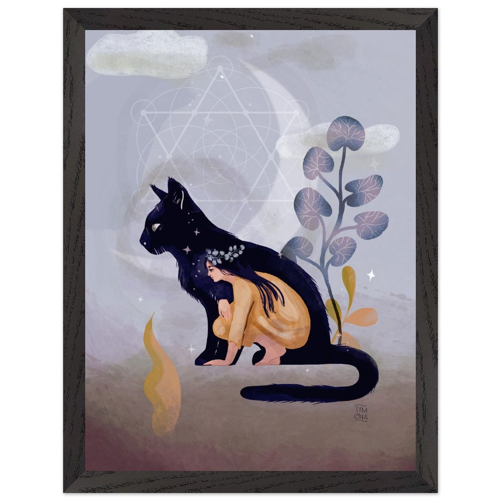Premium Wooden Framed Poster With Premium Matte Paper