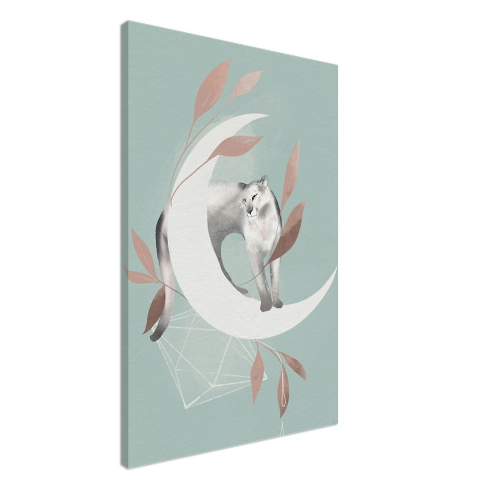 Miniaturbild: MOONPANDA mint - Wall art