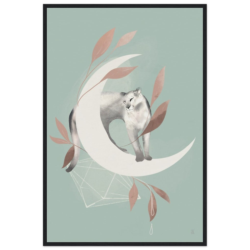 Miniaturbild: MOONPANDA mint - Wall art