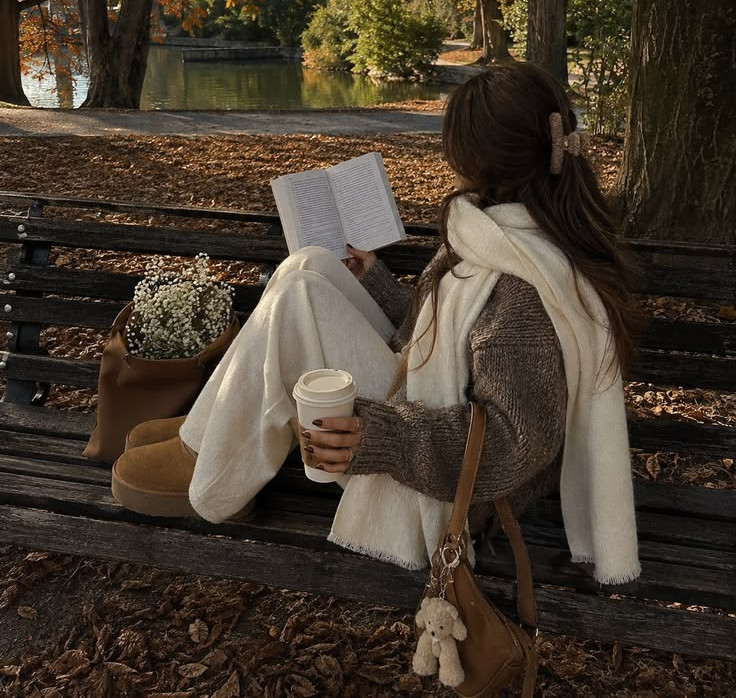Woman reading in park, Amazon fashion inspiration