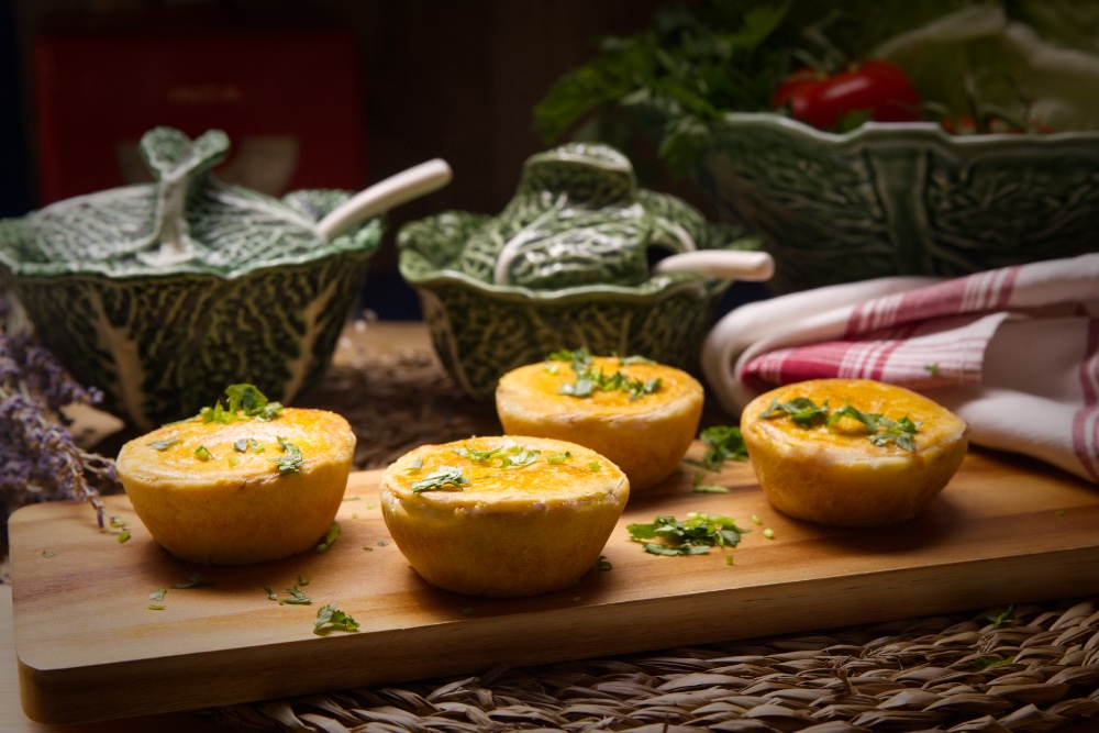 Arranged Food and Objects