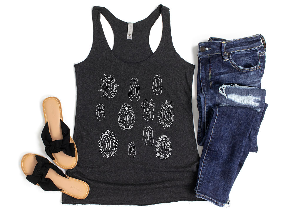 Thumbnail: Yoni - Vulva (Tee, Tank or Tote Bag)