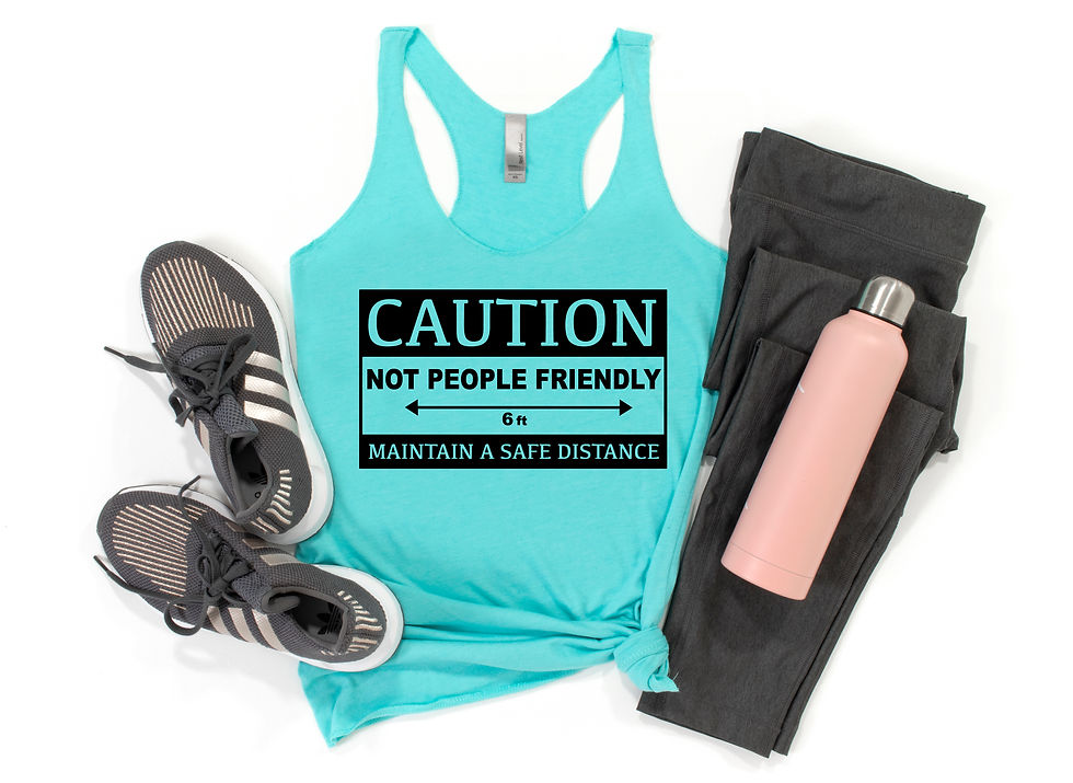 Thumbnail: Caution: Not People Friendly (Tee, Tank or Tote Bag)
