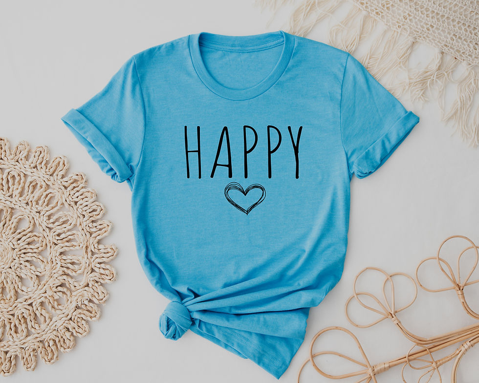 Thumbnail: Happy (Tee, Tank or Tote Bag)