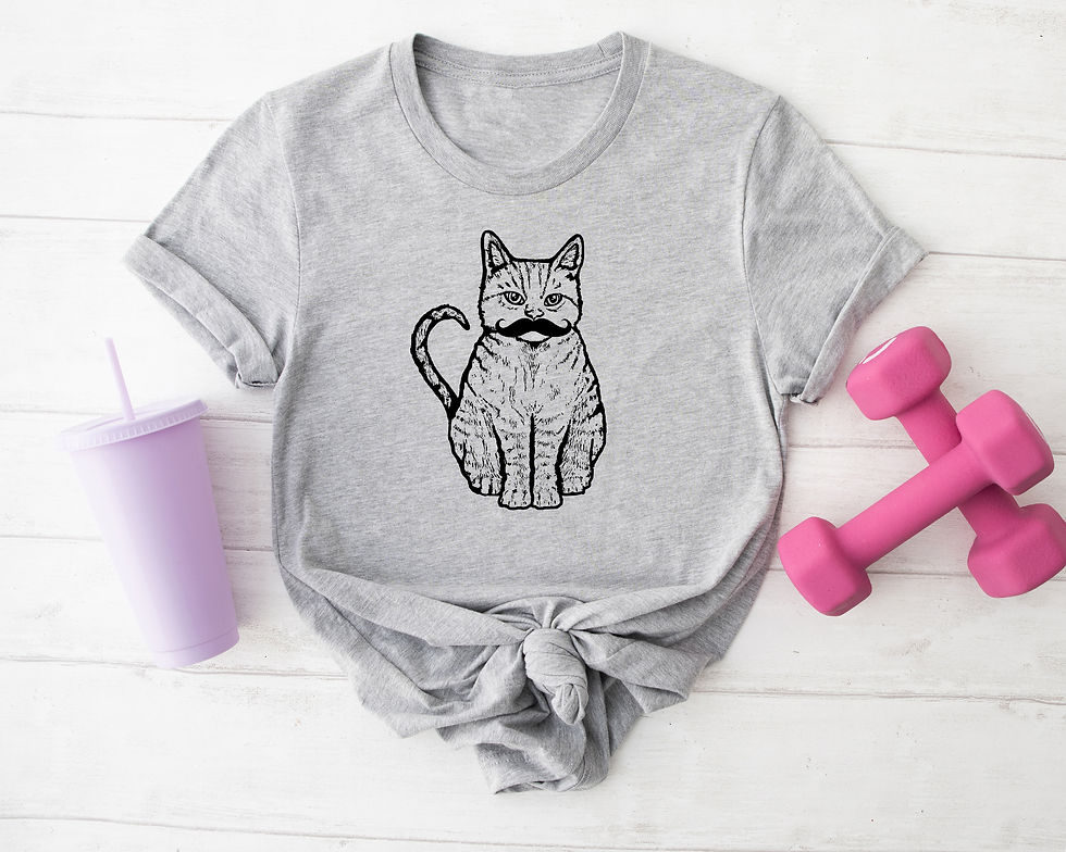 Thumbnail: Meowstache (Tee, Tank or Tote Bag)