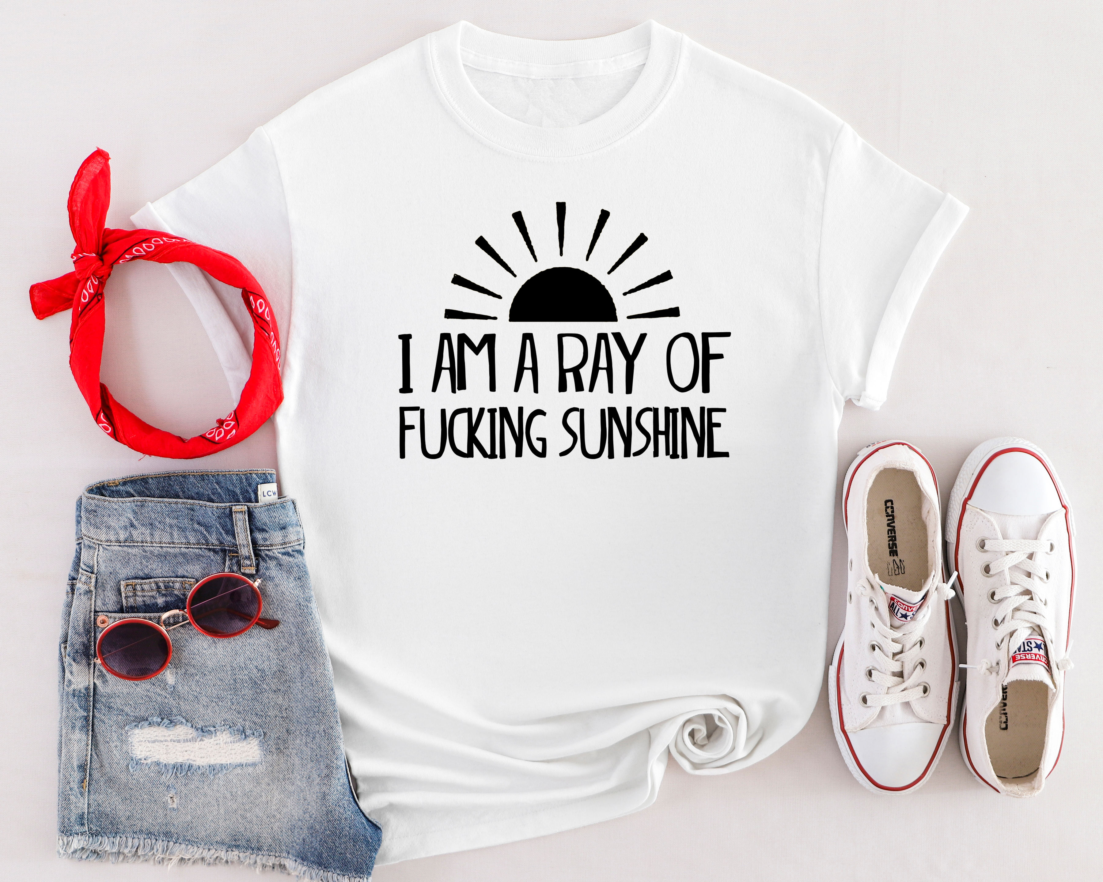 I Am A Ray of Fucking Sunshine | Tee or Tank