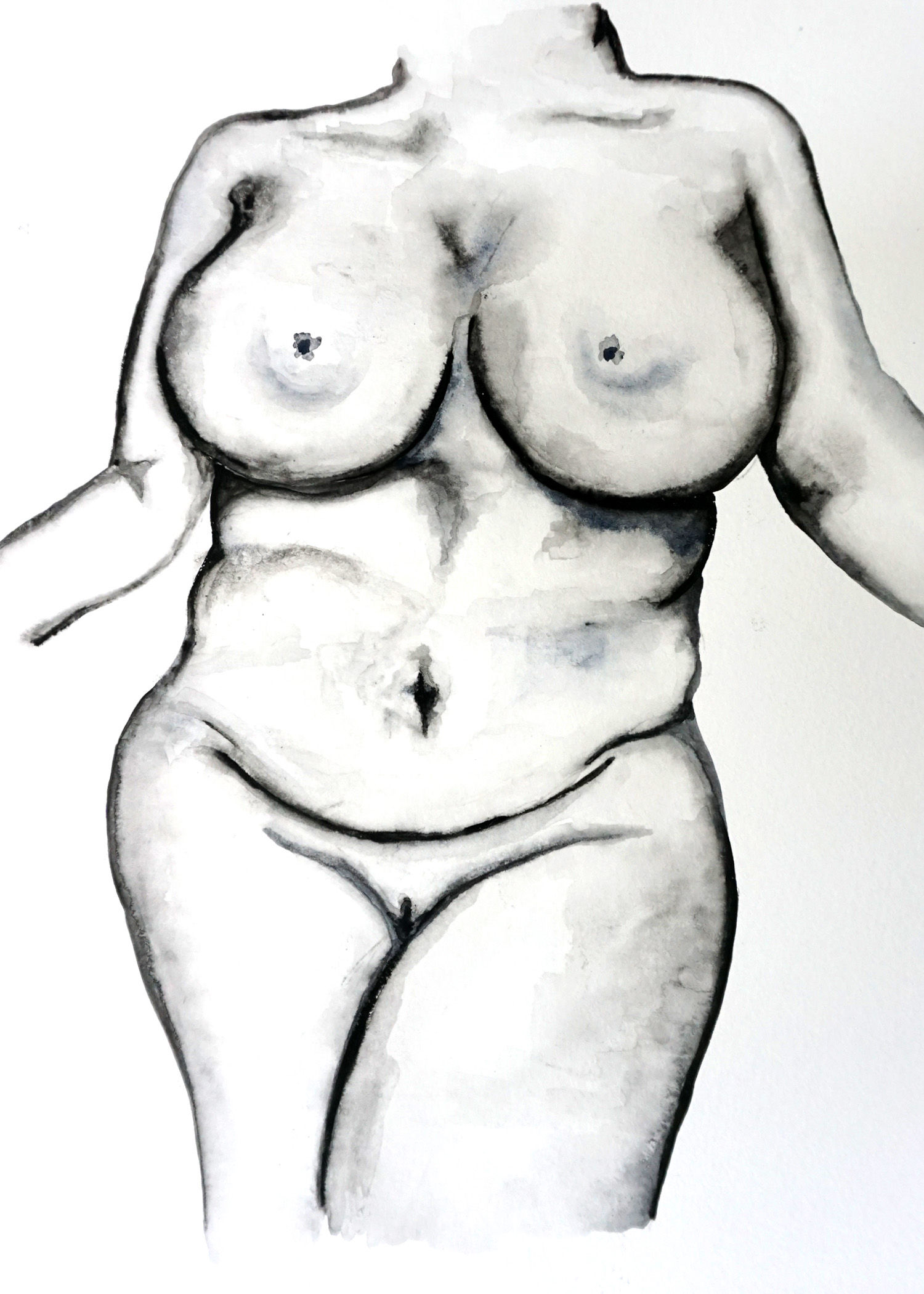 Watercolor #10 Original Painting | 11in x 14in Matted Art