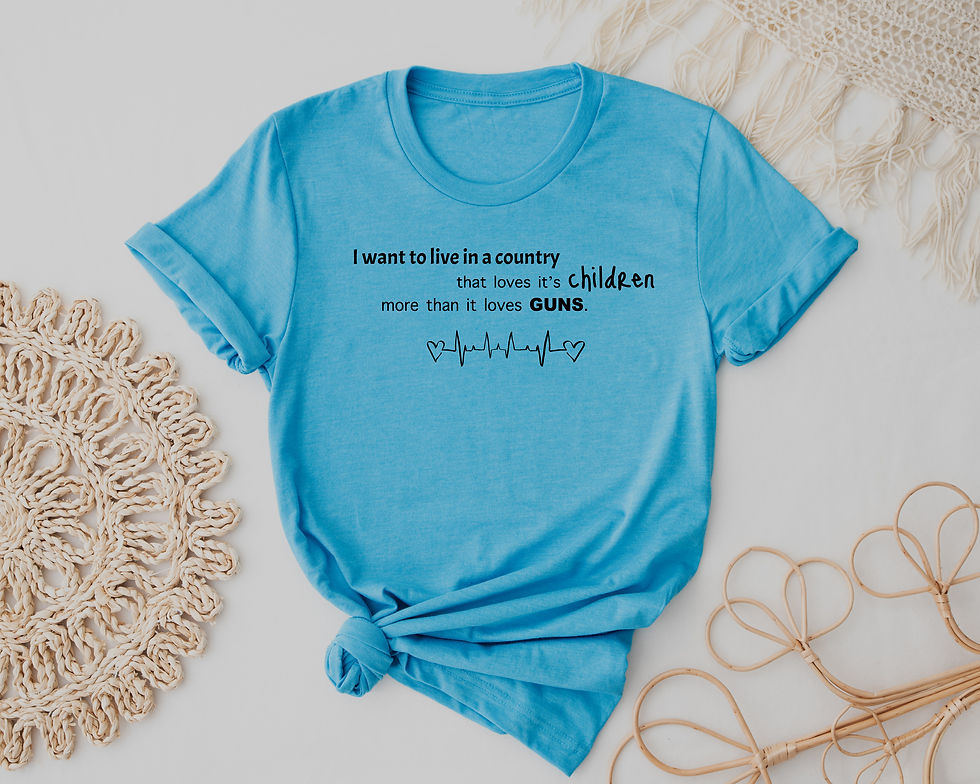 Thumbnail: Love Children More Than Guns (Tee, Tank or Tote Bag)