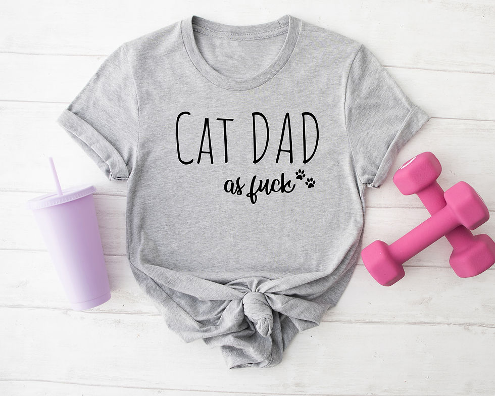Thumbnail: Cat Dad AF (Tee, Tank or Tote Bag)